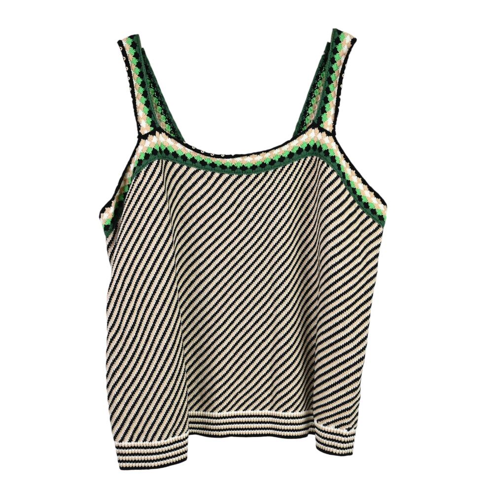 Lane Bryant Classic Striped Stitch Sweater Tank, 22/24, NWT